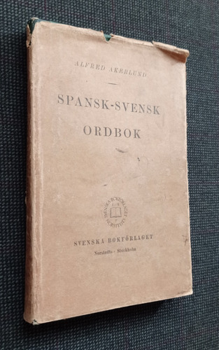 Spansk Svensk Ordbok Alfred Akerlund