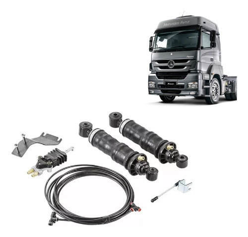 Conjunto Mola Pneumática Cabine Dianteiro Mercedes Axor