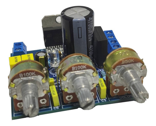 Tda7297 Placa Lisa Amplificador Potência Estéreo Tons Volume