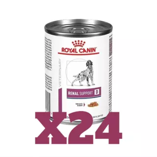 ** 24 ** Latas Renal Support D 370g Royal Canin