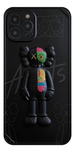 Funda Para iPhone 13 Pro Max Niño Hombr Kawaii 3d Dibujo Tpu