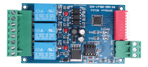 Kit De Interruptor De Relé Controlado Dmx512 De 3 Canales, 5