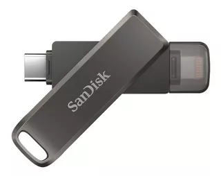 Pendrive Sandisk 128gb P/ iPhone Lightning Usb-c Ixpand Luxe