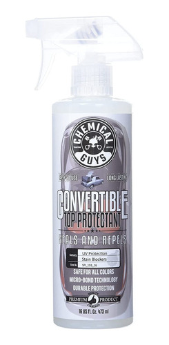 Chemical Guys Spi_193_16 Convertible Top Protector Y Repelen