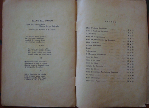 Hinos Escolares De 1951 = Colégio Dos Anos 50
