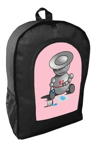 Mochila Robot Clasico Antiguo Modelo Ab281