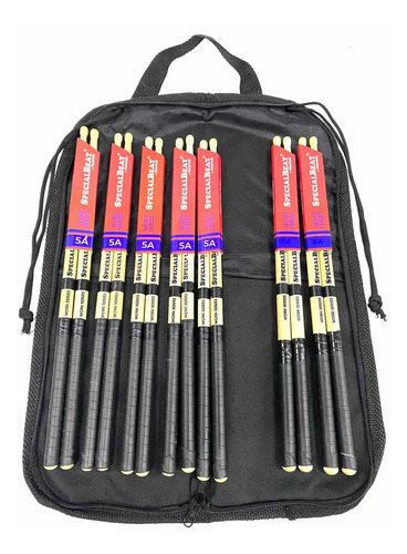 Kit Baqueta 5 Par 5a + 2 Par 7a Specialbeat By Prostick+bag
