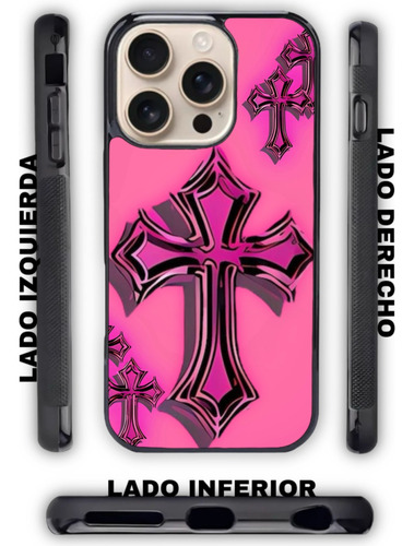 Funda Antigolpes Para Iphone Y Otros Cruces Aesthetic Rosas Negro Iphone 12 Mini