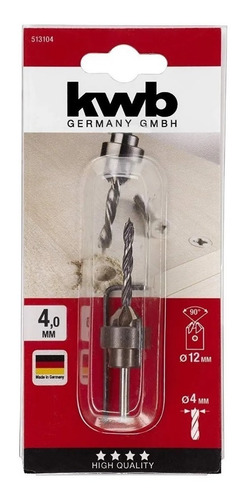 Avellanador 13mm Mecha 5mm Kwb 513105 Para Madera