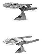 Metal Earth Kits De Modelo 3d Star Trek Juego De 2 Uss Enter