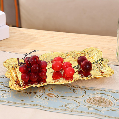 Bandeja De Frutas Douradas, Rack De Frutas, Rack De