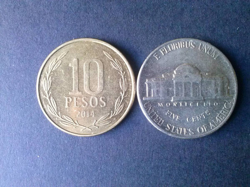 Moneda Estados Unidos Five Cents Níquel 1995 Ceca D