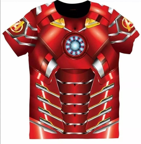 Camiseta Niño Traje Iron Man Marvel Camisetas