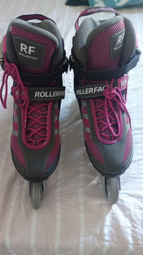 Patines En Linea Rollerface Magenta (Usado)