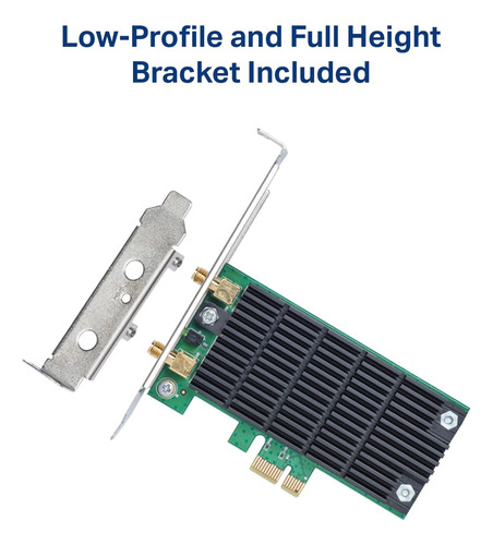 Placa Wi-fi Tp-link Ac1200 Pcie Archer T4e 2,4g/5g Windows