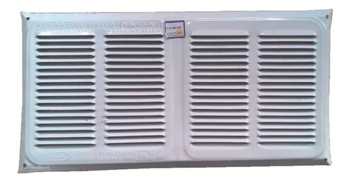 Rejilla Ventilacion Gas Aprobada 15x30 - 200 Cm2