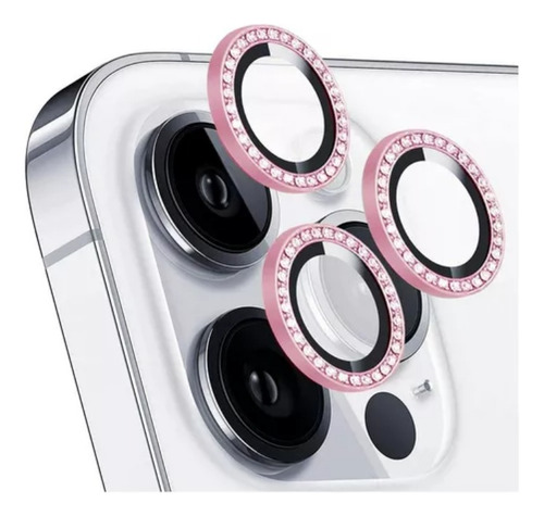 Protector Camara Xiaomi Redmi 13c 4g Strass Rosa Claro
