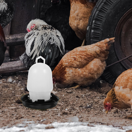 Dispensador De Agua Para Aves De Corral Con Cubo De Agua Par