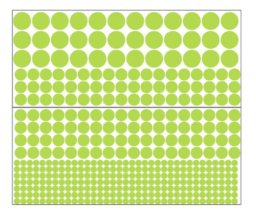 Pegatinas Luminosas Para Pared, 407 Piezas Puntos Redondos