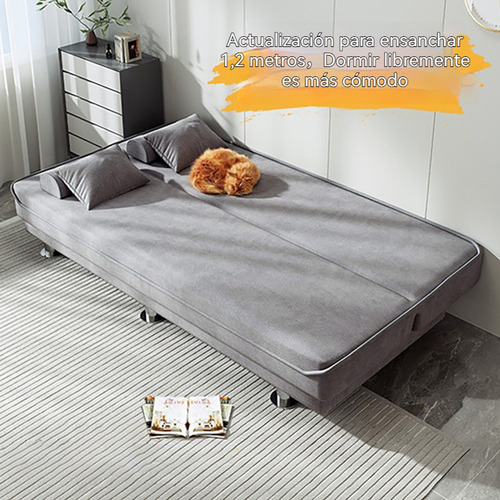 Sofá Cama Multifuncional Plegable Para Espacios Pequeños Grey