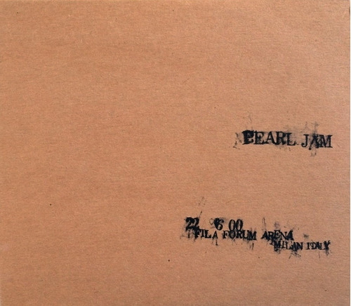 Pearl Jam -  Milan Italy - Cd Doble. Importado, Nuevo