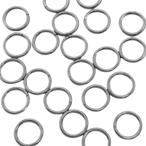 1.2*12mm * (100 Unidades) Argollas De Union Acero Qui C:8330