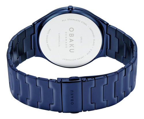 Reloj Obaku Moda Modelo: V290gxllsl Correa Azul