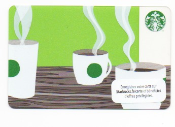 Tarjeta Starbucks (importada De Francia) Modelo 7