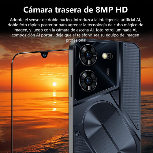 Teléfonos Inteligentes Android Baratos Pova 5 Pro 6.49 Pulgadas Ram2gb Y Rom16gb