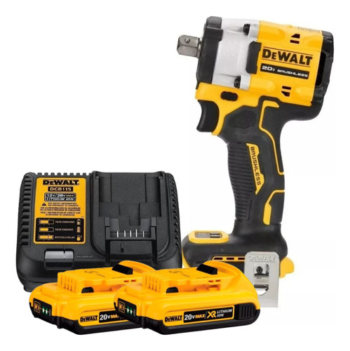 Chave De Impacto 1/2 Dewalt Dcf922 2bat 20v Brushless Atomic