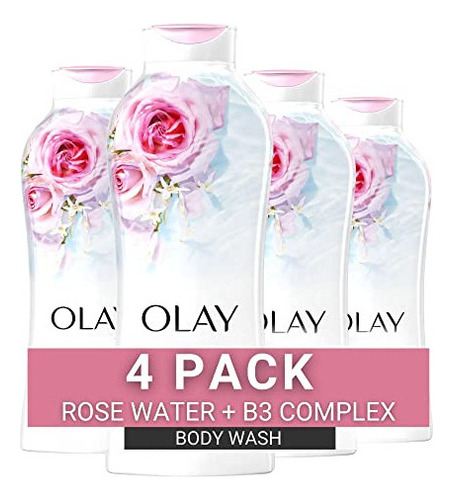 Gel De Baño Olay Fresh Outlast Body Wash Con B3, Agua De Ros