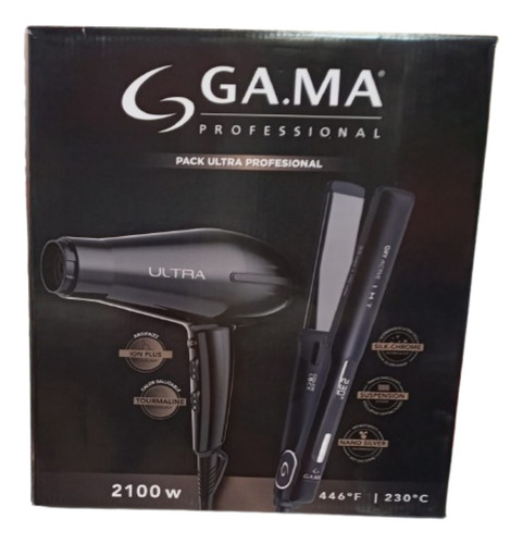 Gama Combo Ultra Profesional Plancha Digital + Secadora 2100