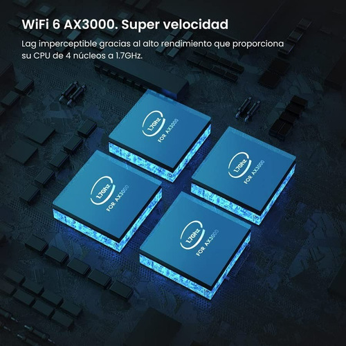 Tenda Mx12 Sistema Mesh Ax3000 Wi-fi 6 Doble Banda De 1 Pack