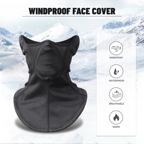 Cuello Warmer Bufanda A Prueba De Viento Térmica Cubierta