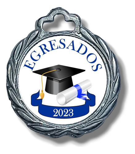 Medalla Egresado Jardin Secundaria Primaria C/ Sticker 40 Un