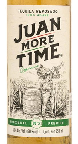 Caja De 6 Tequila Juan More Time Reposado 750 Ml