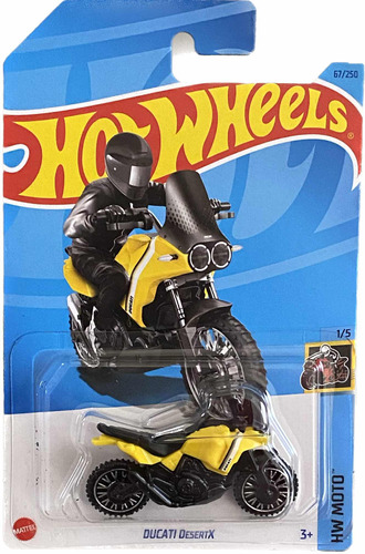 Hot Wheels Ducati Desertx Amarilla 1/5