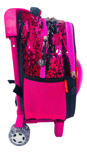 Mochila Escolar Urbania Lady Bug Lb01041sb Color Rosa 14l