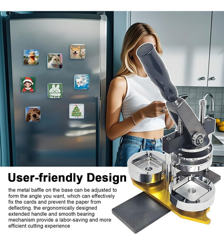 Generic Photo Magnet Machine, 50 * 50mm Diy Square Fridge