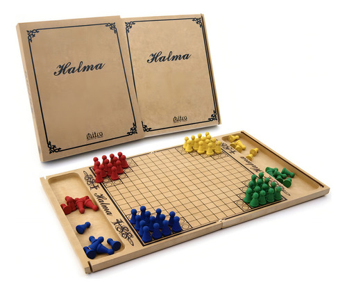 Jogo Halma Em Madeira - Mitra