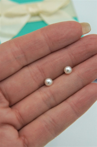 Aros Sascha Perla 5mm Titanio G23 Astm F136 20g Niñas Adulto