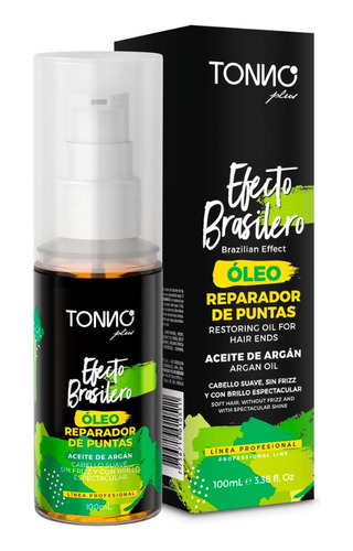 Tonno Plus Óleo Reparador De Puntas Efecto Brasilero 100ml