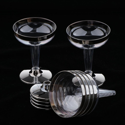 Navidad Vaso Desechable Para Fiestas Y Bodas Plata