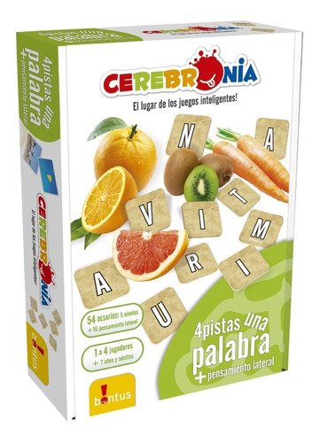 4 Pistas Una Palabra Juego Mesa Ingenio Desafio Cerebronia