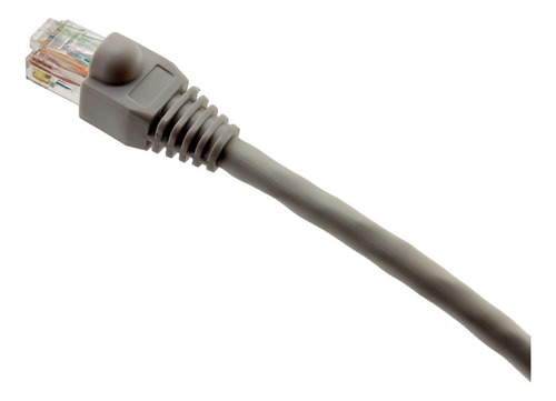Kit 10 Un Cabo De Rede 1m Cat5e Furukawa Rj45 Cinza Gigabit