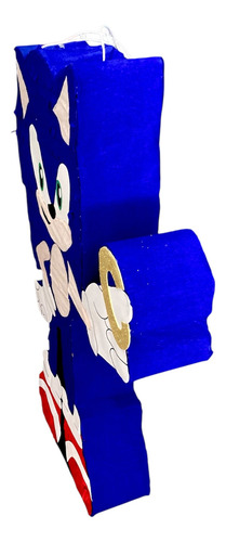 Piñatas Grandes Para Entrega Inmediata Azul Sonic Grande