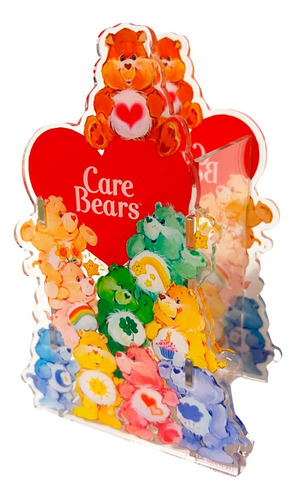 Porta Canetas Lápis Acrílico Ursinhos Carinhosos Care Bears