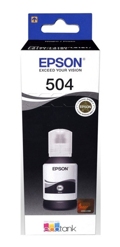 Tinta Epson T504 Para L4150 L4160 L6161 L6171 L6191 Negra