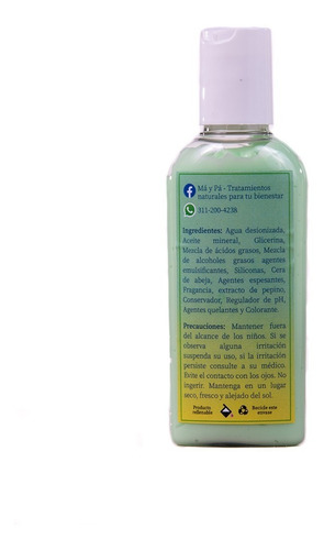 Crema Limpiadora Con Extracto De Pepino Máypá 117 Grs