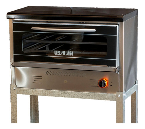 Horno Usman 6 Moldes Acero Pizzero Vidrio Selectogar6